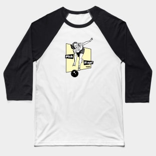 Bowler-Woman1 Baseball T-Shirt